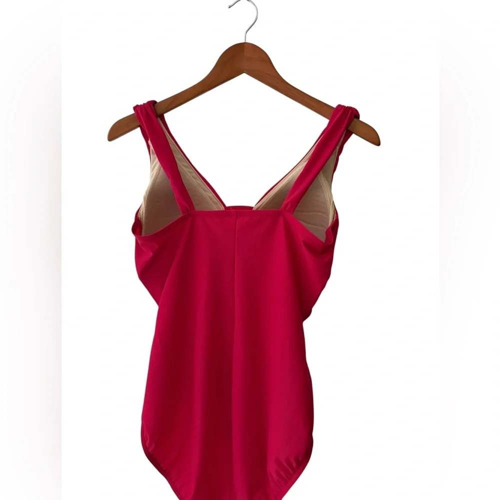Lands End Slendersuit One Piece Bathing Suit - Picture 4 of 8